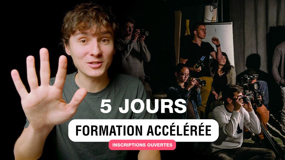 Ma formation accélérée pour vidéastes 2023 ! (5 jours)